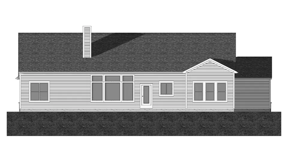 The Laurel Glen house plan, exterior view 3